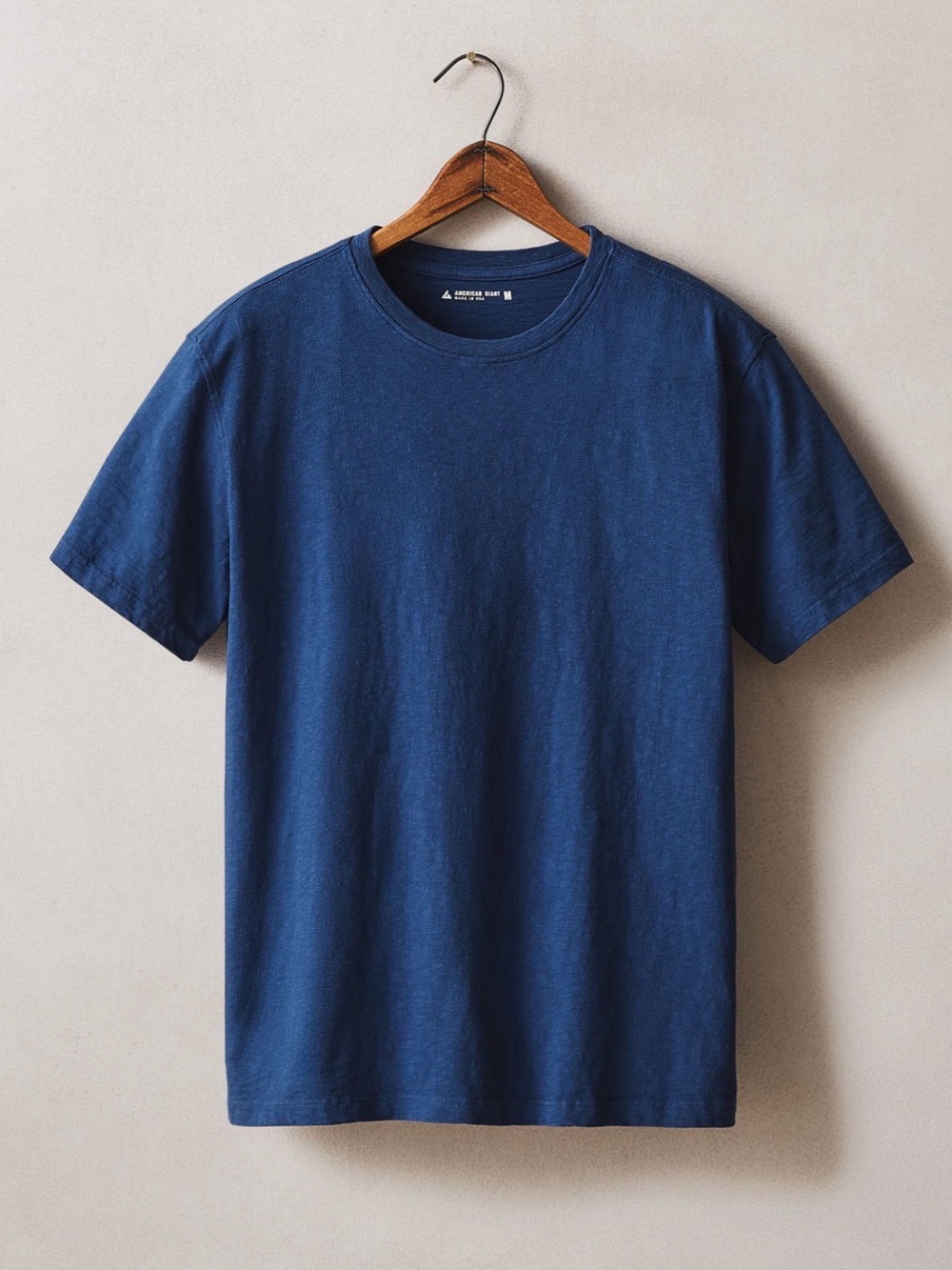 American Giant ESTATE BLUE Short-Sleeve Mens S Crew Tee NWOT